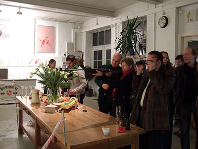 glitterballshooting feinkunstraum 2008